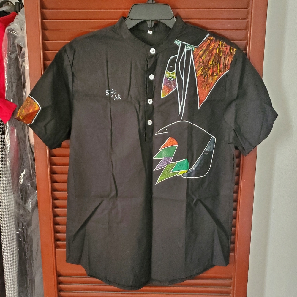 Hand-painted Shirt by Sifu-Art M ~ L
